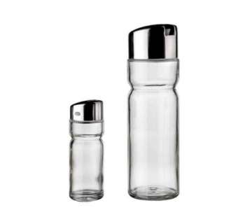 Ersatzglas Essig/�l H:15,5cm, Glas+Edelstahl