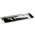 Gebck-/Pralinenplatte 30x12,5cm, gehmmert