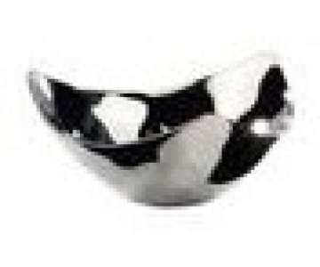 Schlchen 3-eckig 0,08L, D:9cm, H:4cm, gehmmert