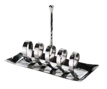 Toastst�nder 20x8,5cm, H:15cm, geh�mmert