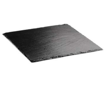 Schiefer-Platzteller 30x30x0,5cm, versiegelt