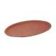 Selform Tablett oval, 38x27cmrutschfest., Holz-Dekor