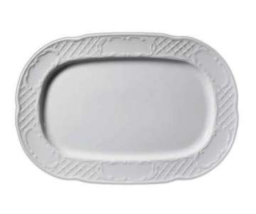 Platte FLORA rechteckig/oval 33,5x23x2,5cm