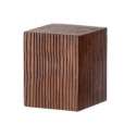 Holzw�rfel CUBE gerillt, 10x10x12cm, braun