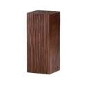 Holzw�rfel CUBE gerillt, 10x10x24cm, braun