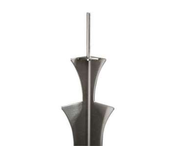 Edelstahlstange L:11,8cm, m.Gewinde/Schraube
