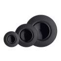 Teller SPHERE flach, D:32,5cm, H:3cm, schwarz