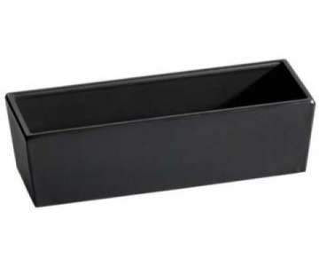 Besteckbox Melamin 16x6x4,5cm, mattschwarz