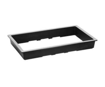 Stapelrahmen Melamin 51,5x31,5x6,5cm, mattschwarz