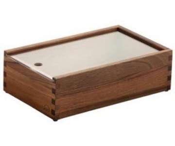 Besteckbox Holz 26,5x16,2x8,0cm, walnuss