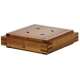 Adapter SQUARELINE, 27x27x7cm, walnuss