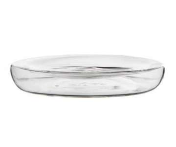Schale flach, D:13,8cm, H:2cm, doppelwandig