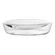 Glasschale tief, D:13,8cm, H:3cm, doppelwandig