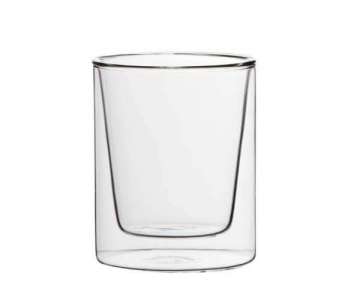 Glasbecher 0,28L, D:8cm, H:10cm, doppelwandig