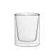 Glasbecher 0,28L, D:8cm, H:10cm, doppelwandig