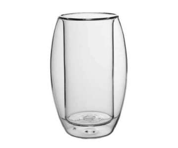 Glasbecher 0,25L, D:8,5cm, H:13cm, doppelwandig