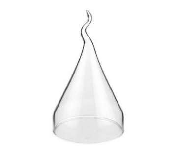 Glas-Cloche, D:13cm, H:20-23cm