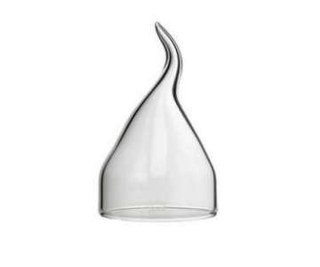 Glas-Cloche, D:6cm, H:9,5-10,5cm