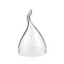 Glas-Cloche, D:9cm, H:14-16cm