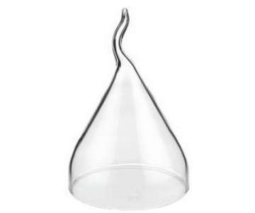 Glas-Cloche, D:11cm, H:17-19cm