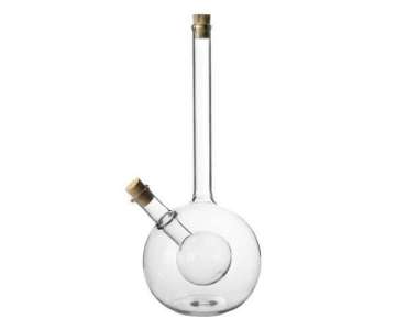 Essig-l-Flasche inkl. 2Korken, 0,5L, H:25cm