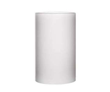 Glaswindlicht satiniert, D:9cm, H:14,5cm