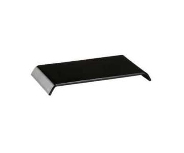 Glasplatte 29,5x15x3cm, tiefschwarz
