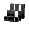 Buffetst�nder BLOXX, 24x5,4x8cm, schwarz-klar