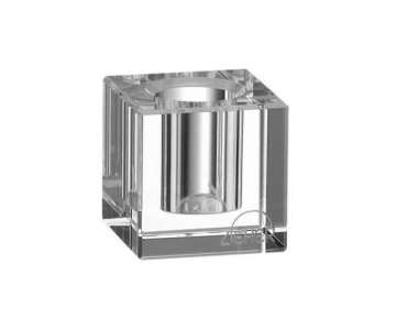 Reagenzglashalter Glas, 3,8x3,8x3,8cm, klar