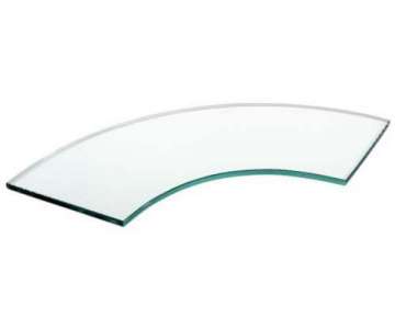 Buffetplatte Kurve 90, 65x28cm, klar