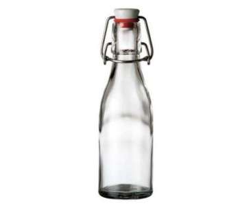 Glasflasche 0,2L mit Bgelverschlu