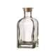 Glasflasche quadratisch 0,1L (ohne Korken)