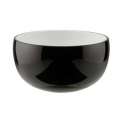 Glasschale 6L, D:28cm, H:15cm, schwarz/weiss