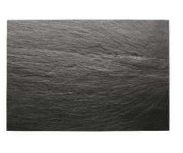 Schiefer-Buffetplatte 80x40cm m. Gummifssen