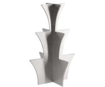 Buffet-Kreuz CHOICE, 17x17x36cm, 18/10, 2tlg.