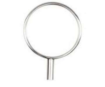 Aufsatz Ring M, D:3,8cm, 18/10, poliert