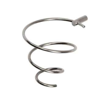 Aufsatz Spirale, D:4,5/2,0cm, 18/10, poliert