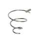 Aufsatz Spirale, D:4,5/2,0cm, 18/10, poliert