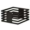 Buffetst. SQUARELINE, 24x24x13,5cm, schwarz, 18/10