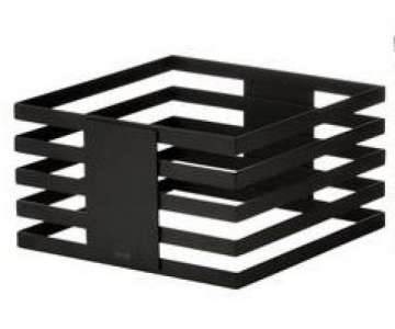 Buffetst. SQUARELINE, 24x24x13,5cm, schwarz, 18/10