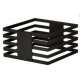 Buffetst. SQUARELINE, 24x24x13,5cm, schwarz, 18/10
