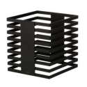 Buffetst. SQUARELINE, 24x24x25,5cm, schwarz, 18/10
