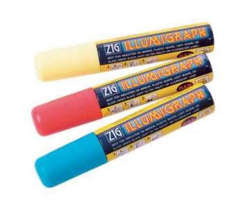 Kreidemarker wei, Schriftbreite 15mm