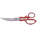 Kchenschere 22 cm mit rotlackiertem Griff