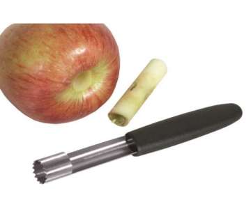 Apfelentkerner 18 cm mit schwarzem Griff