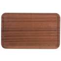 Holz-Tablett GN 1/1, rutschfest, Farbe: Mahagoni