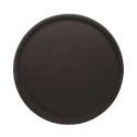 Tablett rund, rutschfest, 32 cm, schwarz