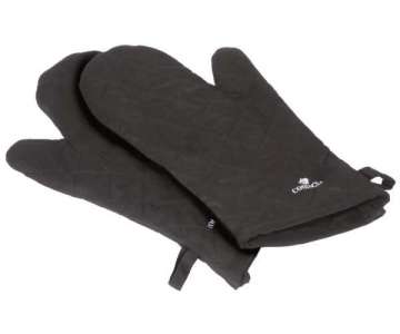 Paar Kchenhandschuhe, schwarz