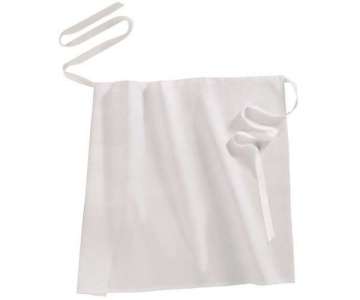 Bistro-Schrze/Vorbinder 50 x 90 cm, wei