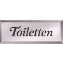 Schild TOILETTEN mit Pfeil